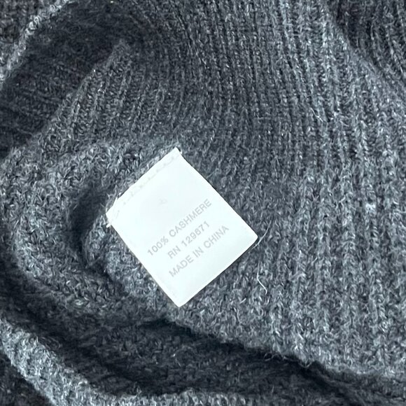 Naked Cashmere Alayah Charcoal Rib Turtleneck Sweater - Picture 5 of 5